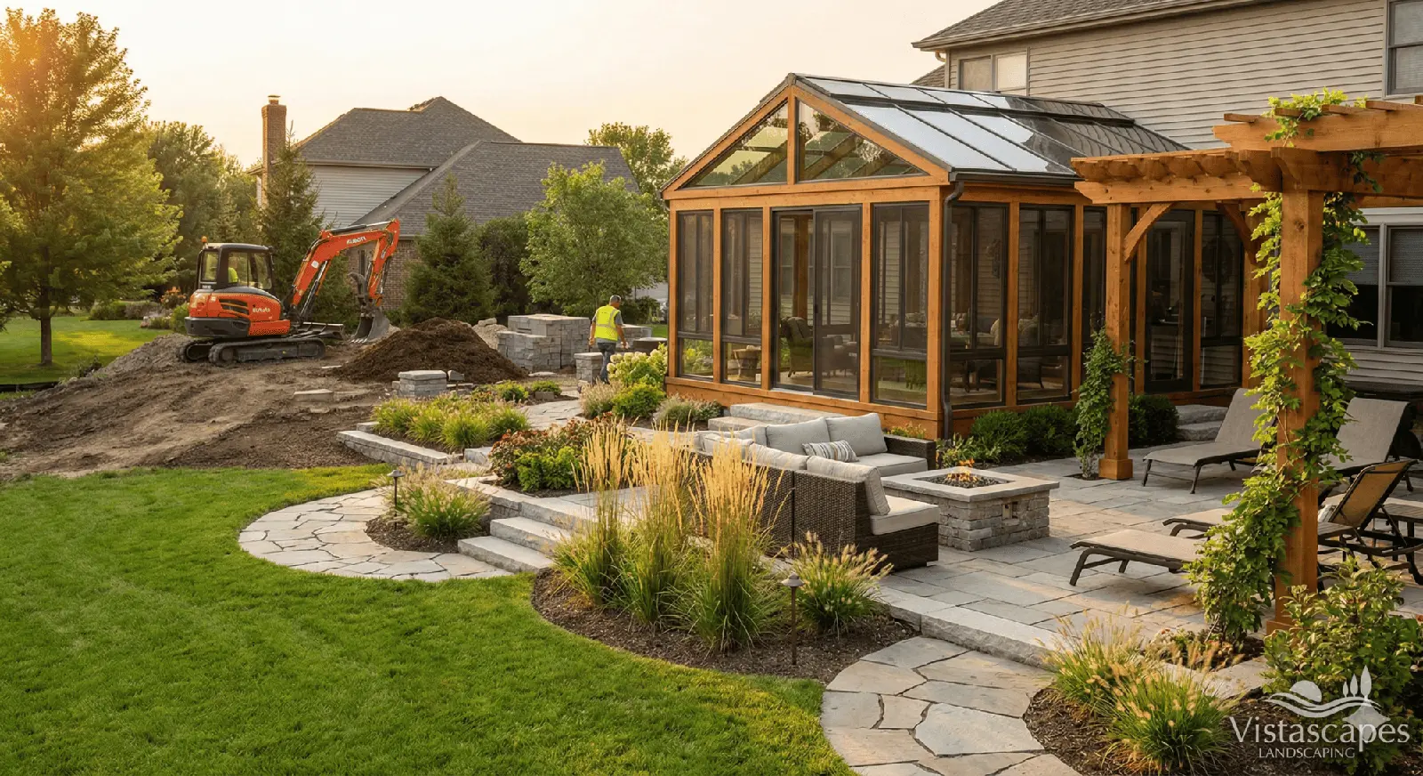 Vistascapes Landscaping Custom Patio Construction
